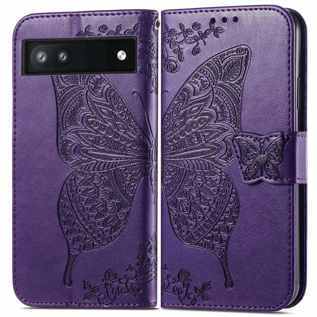 Google Pixel 10 Leather Flip Case with Embossed Card Slot & Magnetic Closure, Fits Google 8 Pro