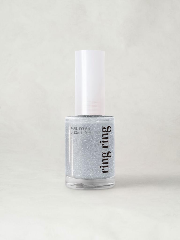 Flash Silber Glitzer Nagellack 10ml
