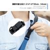 JJC Camera Neck Shoulder Strap for Lumix Nikon COOLPIX Z50 Z6 Fujifilm Leica Q3 43 Mirrorless SLR Adjustable Drop Gray Black Strap, DC-TZ99 GH7,
