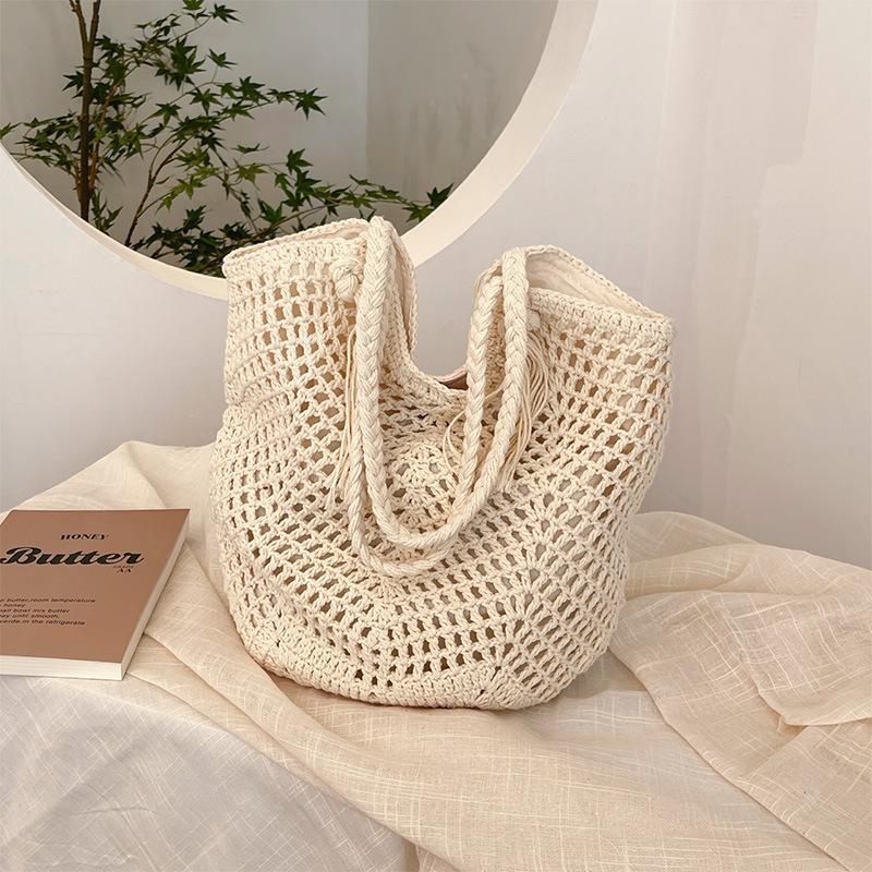 Вязаная сумка Сумка ручной работы Вязаная сумка-тоут Сумка с кисточками Сумка-тоут Вязаная сумка Ранняя весна