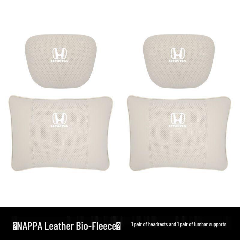 Compatible Headrest, Neck, and Lumbar Support for Honda: Avancier, Vezel, Civic, CRV, Accord, XR-V.