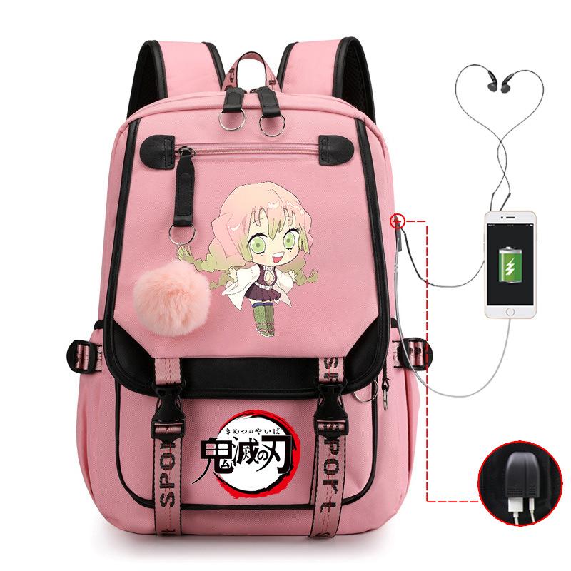 Demon slayer ghost extermination column student schoolbag junior high school student primary school student middle school student backpack