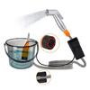 Outdoor Shower Head Sprayer Pump for Car Washing Camping Hiking Travel, USB Rechargeable Camping Shower Bathing Pump