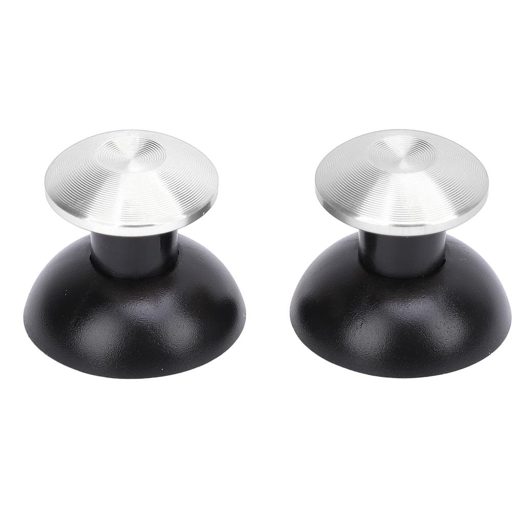 6 Pcs Metal Thumbsticks 2 Standard 2 Low Dome 2 High Dome Aluminum Alloy Thumbsticks Replacement for Edge Controller