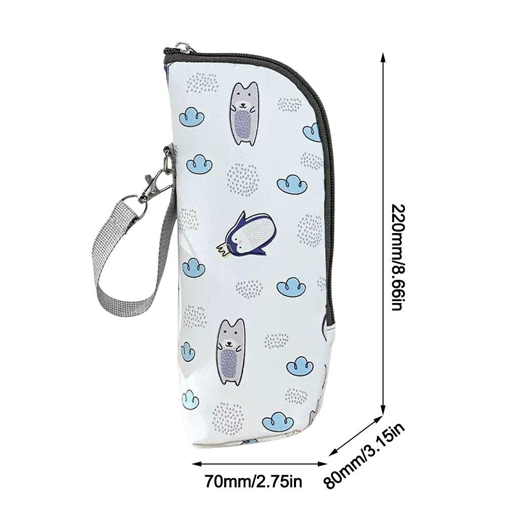 Aluminum Mold Insulation Bottle Bag Thermal Oxford Cloth Feeding Bags Cartoon Milk Bottle Pouch For Storage Cups Drinks