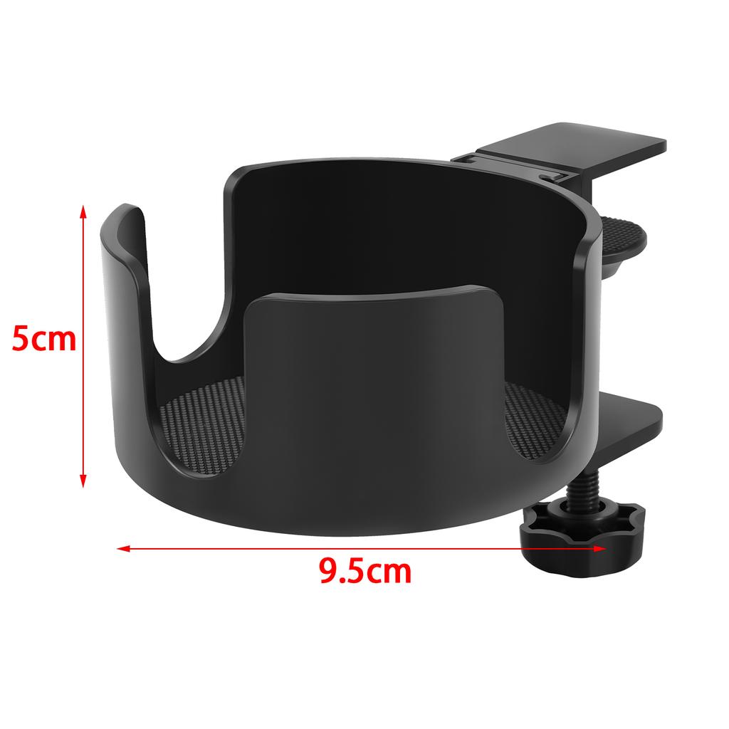 Desk Cup Holder Universal Adjustable Table Drink Holder 5/7/10cm Clip-On Desk Bottle Stand Anti-Spill Table Mug Clamp for Office