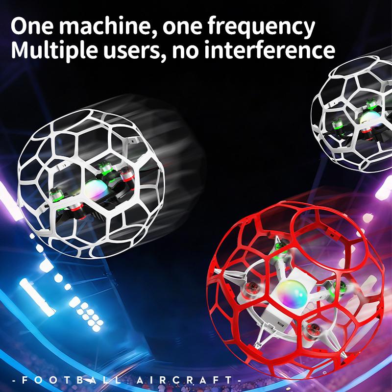 LYZRC L6 2.4G RC Football Drone 3D Full Protection Pressure Altitude Brushless Remote Control Quadcopter for Kid Gifts