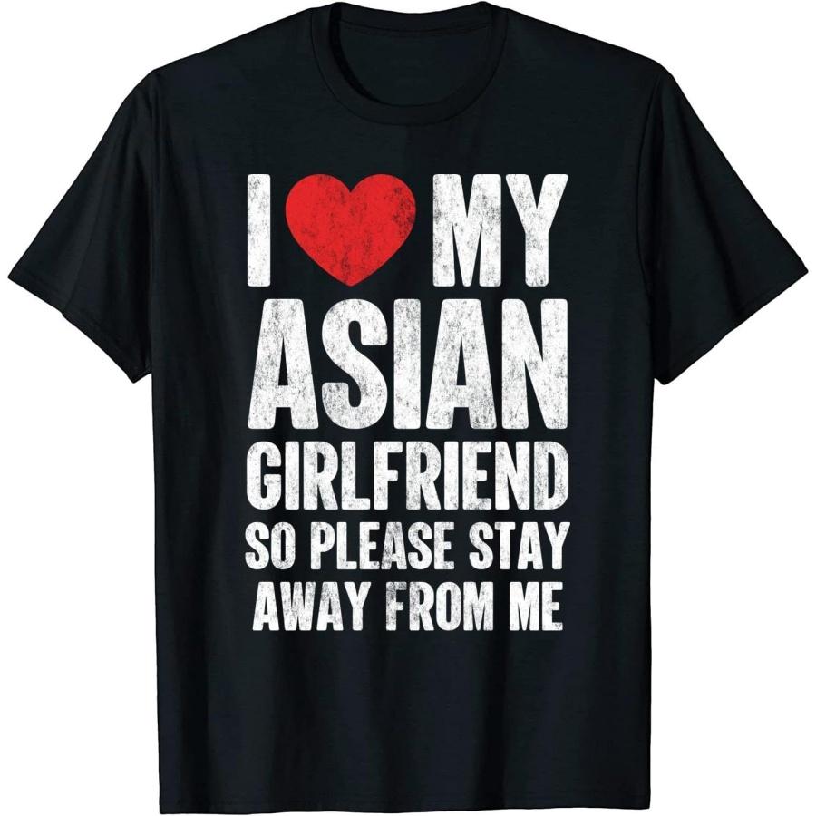 

InconicTee Funny I Love My Asian Girlfriend So Please Stay Away from Me Shirt T-Shirt for Men Women Black XXXXXL різнокольоровий