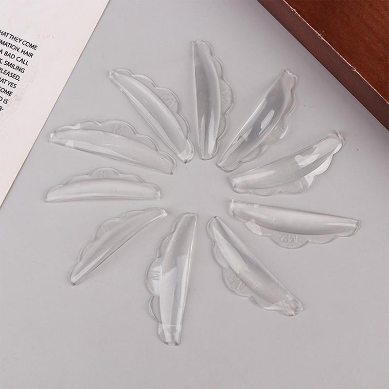 5 Paar Silikon Wimperndauerwelle Pad Wiederverwendbar Waschbar Schild Lifting Wimpernzange Wimpernstäbe