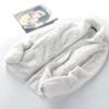 Women's Coral Fleece Stand Collar Zipper Jacket - Double-Sided Plush, Velvet-Enhanced, Thickened Winter Outwear