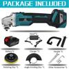 588VF 6 hastighet 2 i 1 trådløs vinkelsliper bilpolerer børsteløs elektrisk vinkelsliper slipemaskin for Makita 18v batteri