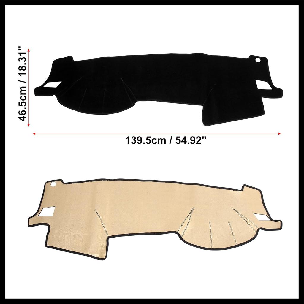 Polyester Dashboard Cover Mat Protector Non Slip Mat Carpet Replacement for Subaru Legacy Outback 2005-2009 Replacement Durable Material