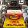 Galatasaray Personalized Text Floor Rug Office Rug Suitable For Decorate Room Entryway Living Rooms Outdoor Antislip Rug Decorate Offices