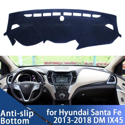 For Hyundai Santa Fe 2013-2018 DM IX45 Interior Accessories Car Dashboard Cover Dash Mat Board Pad Carpet Dashmat Anti-UV Mats