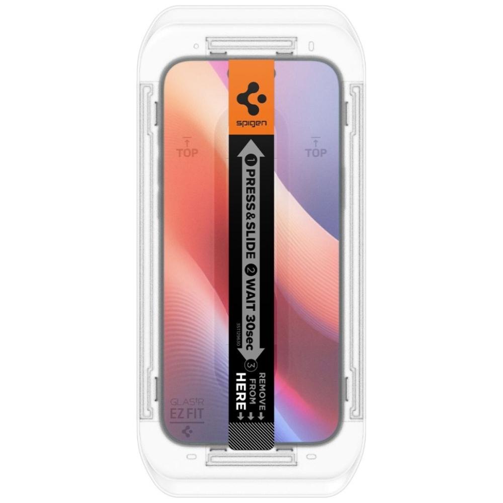 Szkło prywatyzujące do iPhone 17 Pro/17/16 Pro Spigen - 2szt., EZ Fit, 9H