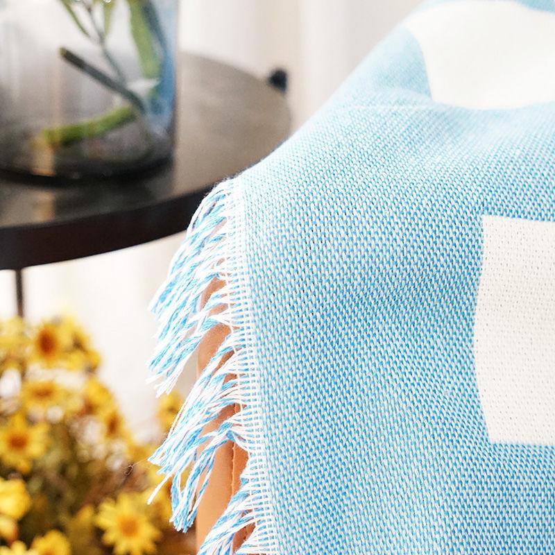 Jednoduchá moderní móda Dekorační deka na pohovku Ručník na pohovku Potah na pohovku Celoplošný Šachovnice