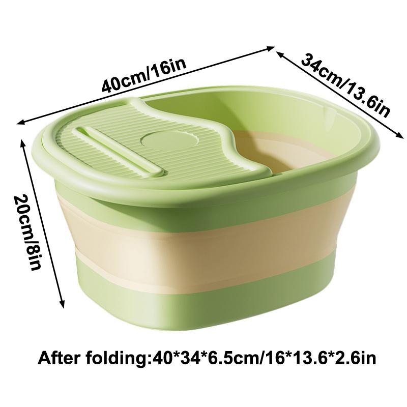 1Pcs Foldable Home Foot Bath Bucket Massage Foot Wash Leisure Health Bucket Foot Bath Basin Portable Foot Soak Foot Tub