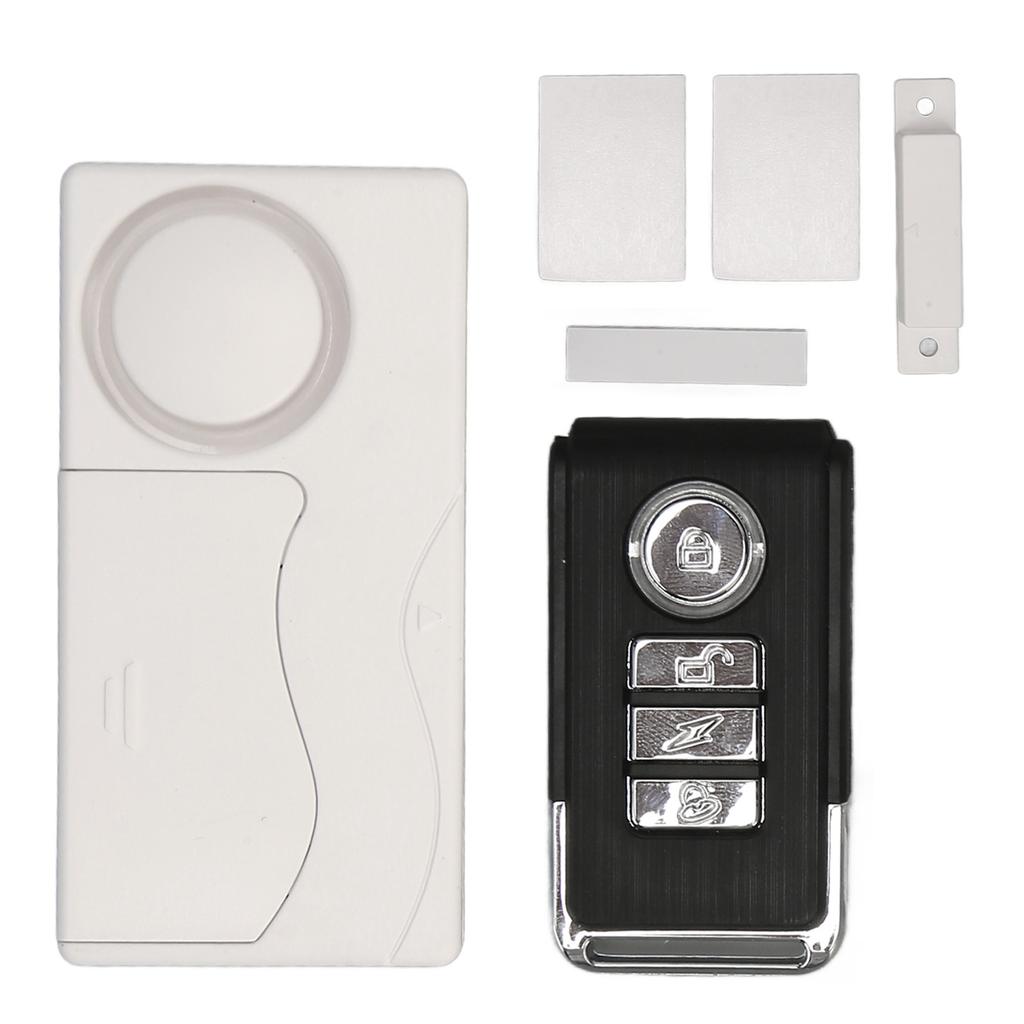 Wireless Door Alarm Versatile 4 Modes 108 DB Multifunctional Window Open Alarms with Remote Control