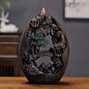 Furniture Ornaments Big Size Backflow Incense Burner Resin Incense Holder Buddhist Supplies for Home Decor Large Christmas Gift