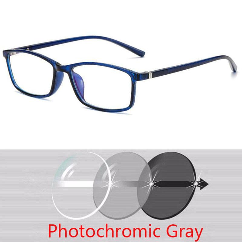 Men Vintage Small Rectangular Finished Myopia Glasses Students Fashion Optical Prescription Eyeglasses Frame 0 To -6.00
