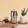 Vakuum-Thermobecher mit Temperaturanzeige, 450 ml, Edelstahl-Isolierbecher für Heißgetränke, auslaufsicherer Deckel, leicht zu reinigen, tragbarer Reisekaffee