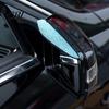 Car Rain Guard for Side Mirrors Rhinestone Mirror Visor Guard, Anti-Glare Rear View Exterior Decorative Accessories Eyebrows, Widened Arc Deflector