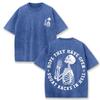 Vintage Black Skeleton Gym T Shirt Funny Workout Quote Acid Wash Oversized Tee