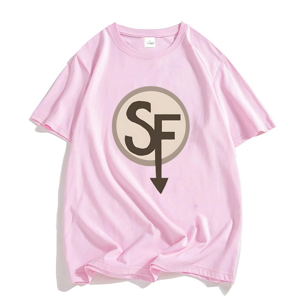 

Sally Face Game Printing Футболки з коротким рукавом Чоловіки Жіночі Футболки Вуличний одяг Хіп-хоп Графічні футболки Бавовняні футболки Топи XS рожевий