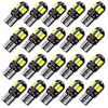 2PCS W5W T10 LED 5730 8SMD Car Interior Bulb Canbus Error Free 12V 194 168 Map Dome Lights Parking Light Auto Signal Lamp
