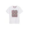 Letter Casual Pattern Printed Round Neck Pullover Short Sleeve T-Shirt Women Tops White CI403-VSU