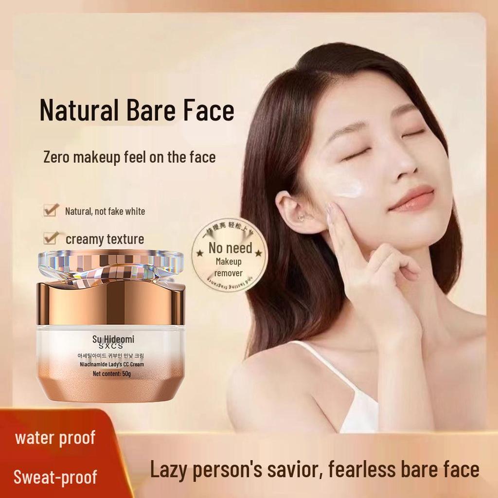 Su Xiu Chen Niacinamide Natural Look Foundation: Hydrating, Brightening, and Skin-Nourishing for a Barely-There Finish.