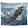 1pc Majestic Eagle Mountain Tapestry - Polyester Fabric, Machine Washable, Perfect for Dorm, Bedroom, Living Room Decoration