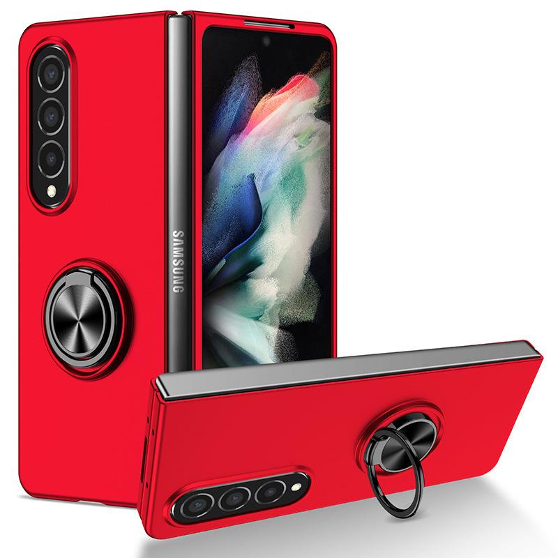 Applicable To Samsung Z Fold1ultra Mobile Phone Case Magnetic Ring Holder Wireless Charging Flip1/1/1 Protective Case