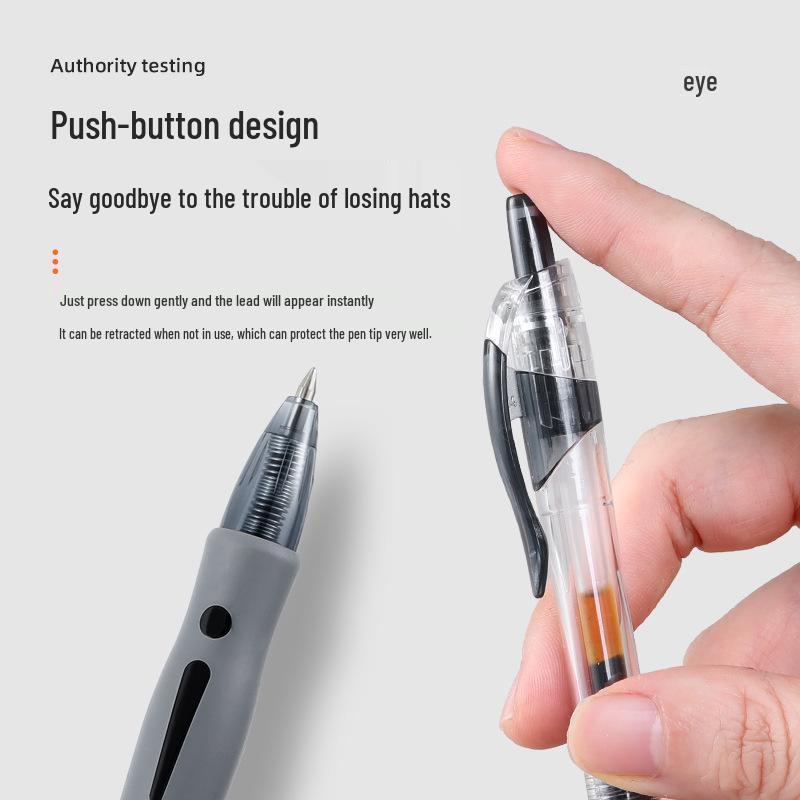 GP1008 Black 0.5mm Gel Pen, Bullet Tip - Ideal for Office and Exam Use