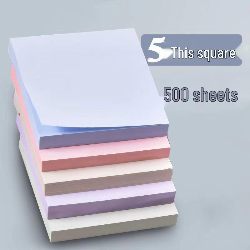 Morandi Colored Sticky Notes - Strong Adhesive, Small Strips for Students, Pure Color Memo Papers
