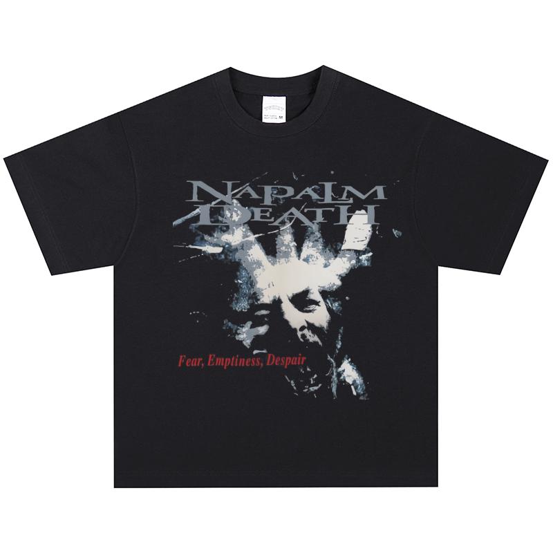 Napalm Death T-Shirt, Soft Fabric Casual Daily Wear M