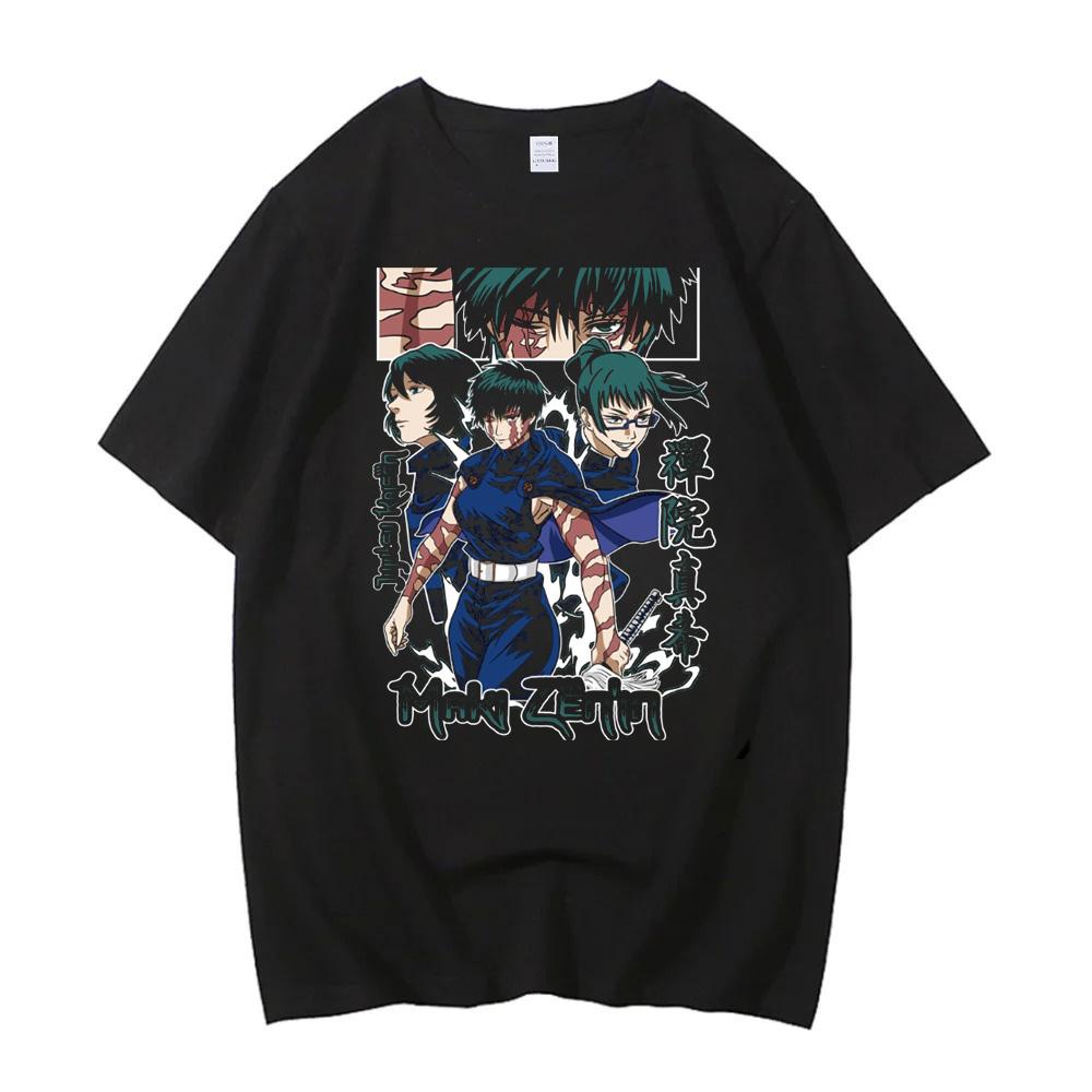

2026 New Jujutsu Kaisen Maki Zenin Tops Tees Family TShirts New Style Unisexga Fans Tee Unisexs Clothing 4XL