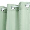 Set of 2 "Noa" Sheers with Pleated Stripe Pattern Dimming 140 X 240 Cm Atmosphera