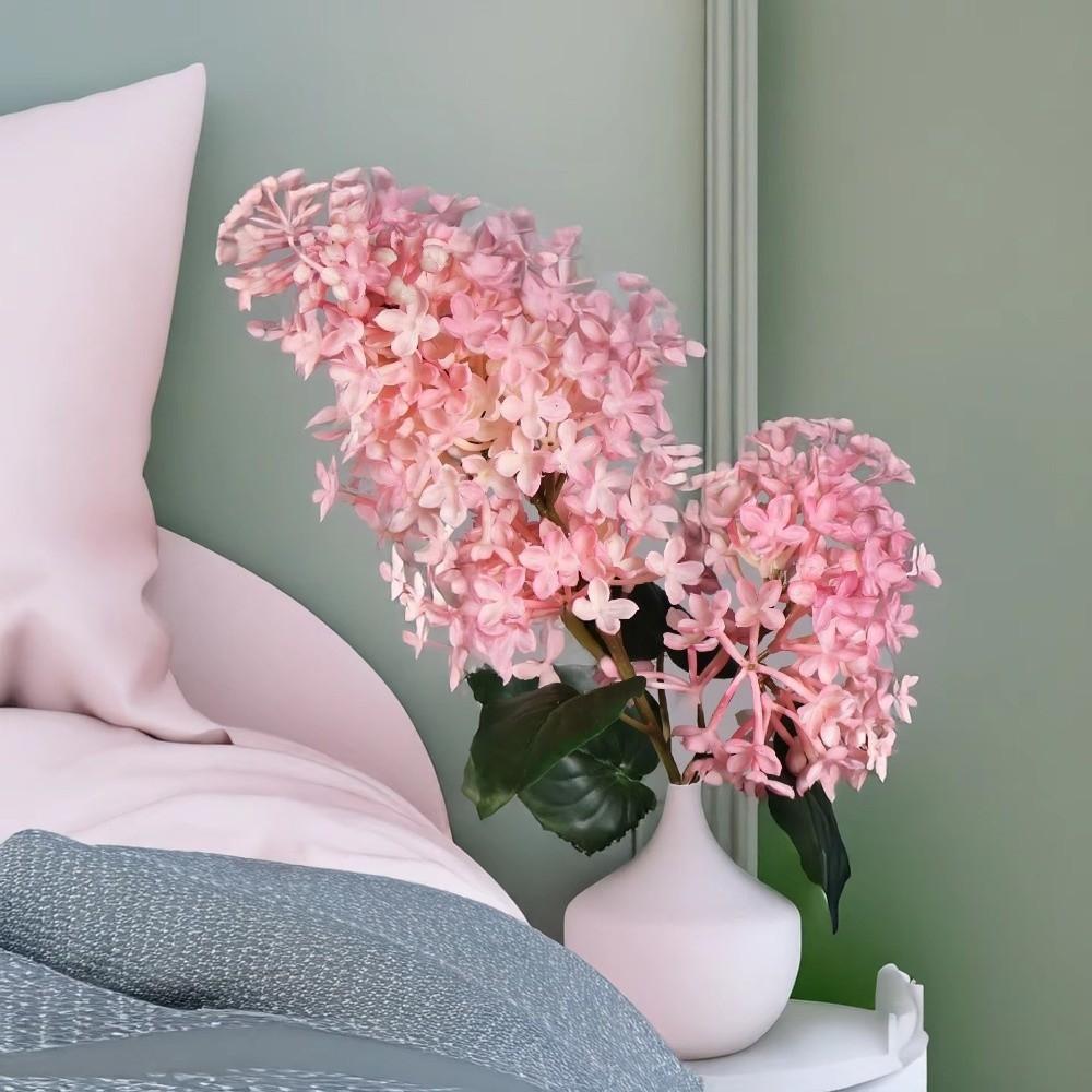 Lifelike Artificial Lilac Branch Long Branch Faux Flower Silk Simulation Flower  Photography Prop