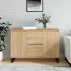 Vidaxl Armario, Roble Sonoma, 104X35X70 Cm, Material Derivado de la Madera