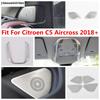 Door Speaker / Pillar A Loudspeaker / Reading Light Lamp Strip Cover Trim For Citroen C5 Aircross 2018- Interior Accessories