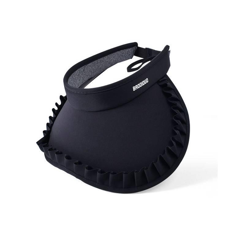 

Ice Silk Lace Summer Sun Hat With Wide Brim For Women And Kids Child Black