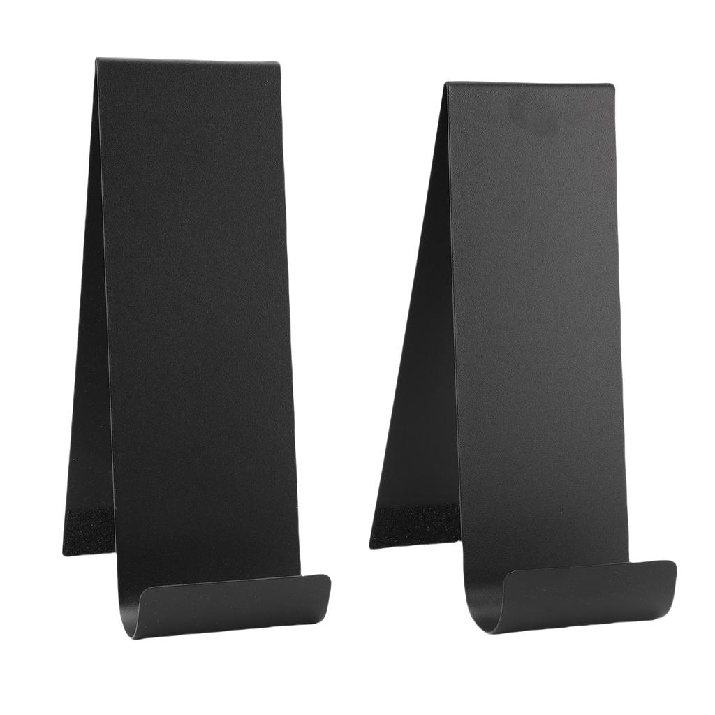 4er-Pack Prospekthalter, schwarz, vertikal, aus Kohlenstoffstahl, Prospektständer für Geschäfte und Messen