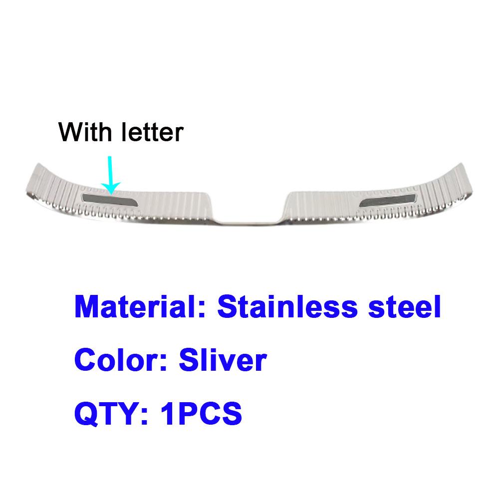 Car Inner Rear Bumper Trim Cover Frame Steel Threshold Pedal Sticker Auto Accessories For Nissan Qashqai J12 2024