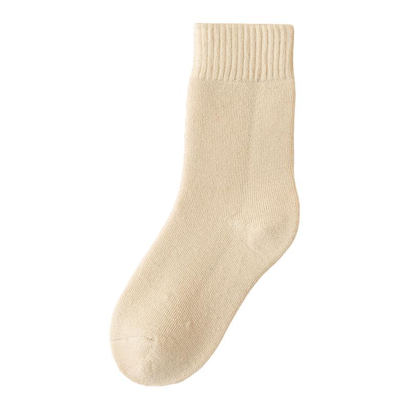 Ladies Winter Extra Thick Wool Ring Warm Cold Resistance Heat Storage Tube Wool Socks