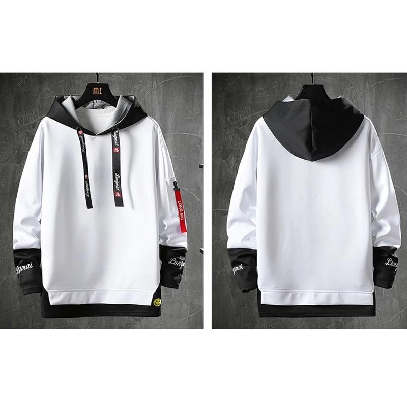 Fashion Men's Hoodies Hip Hop Hooded Sweatshirts Men's Streetwear Casual Outdoor Breathable Pullovers Fashionable