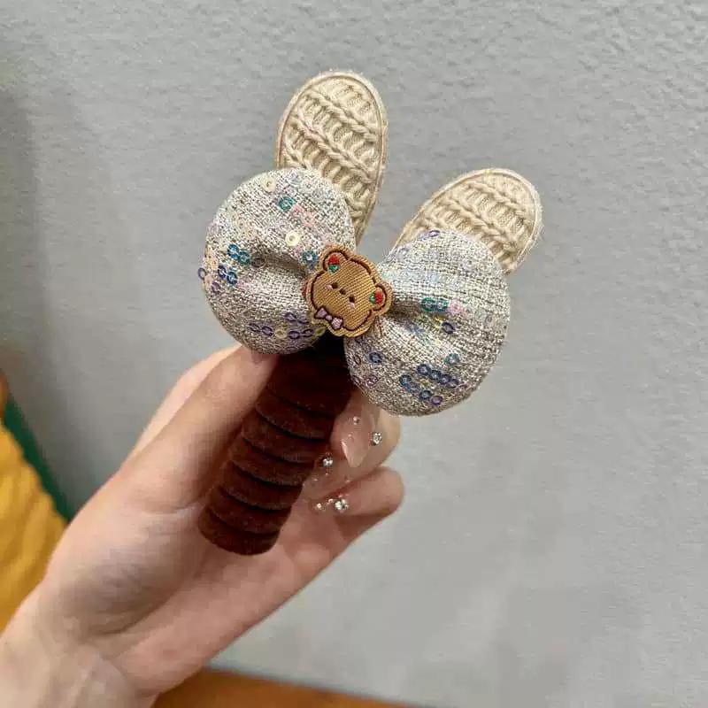 Elastische Telefondraht-Haargummis für Damen und Mädchen, einfarbige Haarbänder, Spiralspule, Gummiband, Pferdeschwanz, Kopfseil, Haar-Accessoires