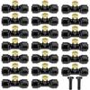 20 Pcs Misting System Nozzles Set Leakproof O- Clogged Mist Nozzles Fit for 1/4 Inch Misting Hose