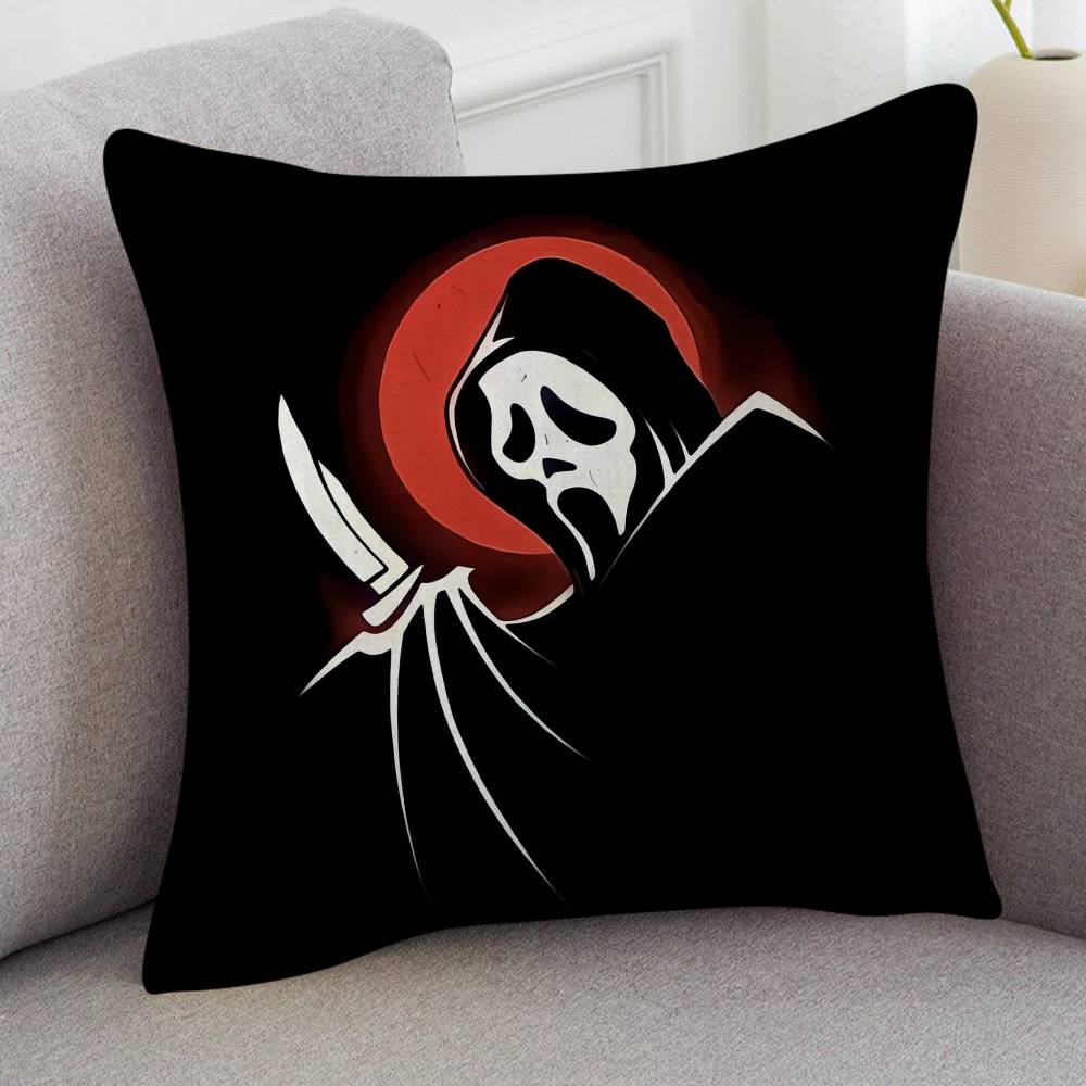 Movie Scream Game For Cartoon Print Peripheral Pillow Case Cushion Cover Home Decor Birthday Gift Pillowcover