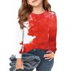 Girls Long Sleeve T Shirts Kids Fall Tops Crewneck Halloween Printed Basic Tees 3-9Y